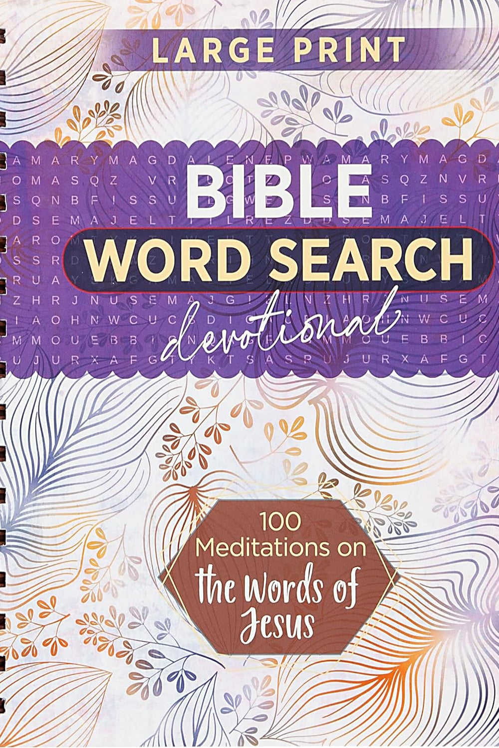 Bible Word Search Devotional Large Print 100 Meditations On The Words Of Jesus