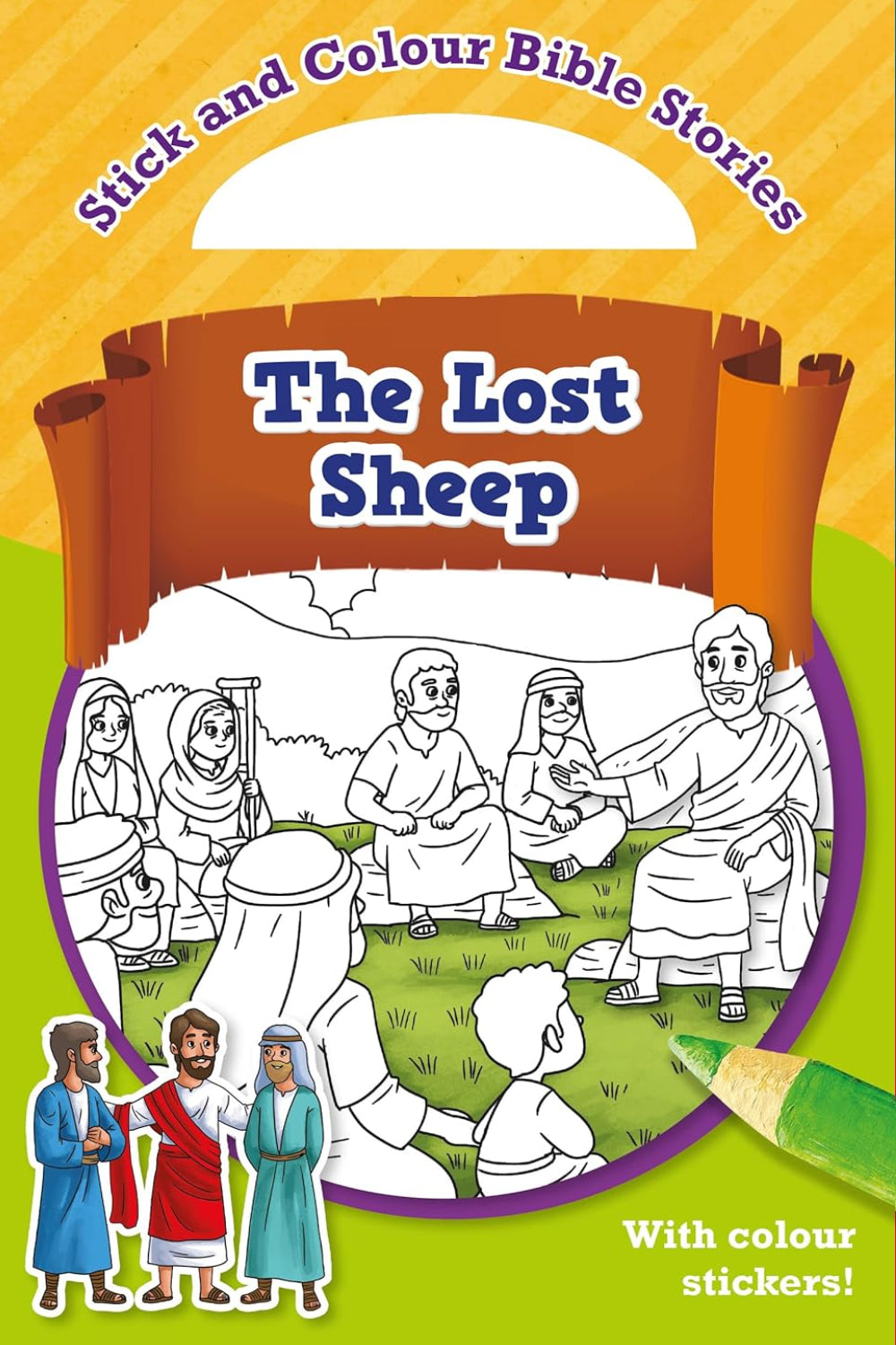 Stick and Colour Bible Stories: The Lost Sheep - With Colour Stickers