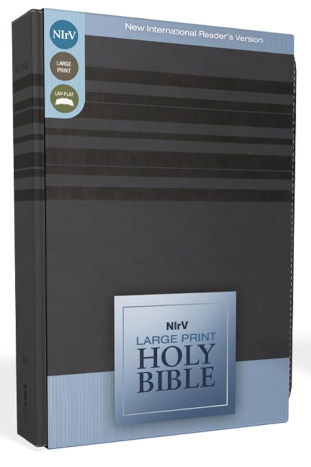 NIrV, Holy Bible, Large Print, Blue: NIRV Slate Blue Italian Duo-Tone