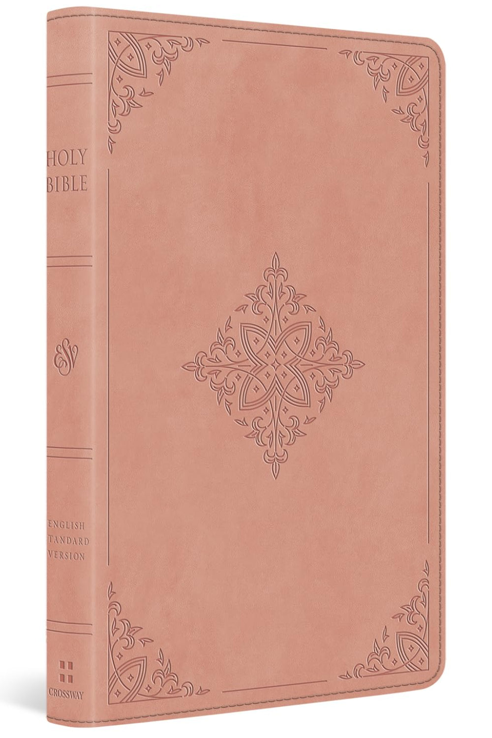ESV Large Print Value Thinline Blush Rose Imitation Leather