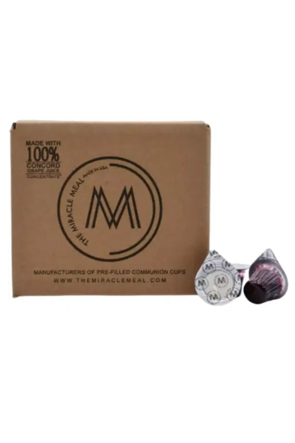 Miracle Meal Fellowship Cup Box 100 (GLUTEN FREE)