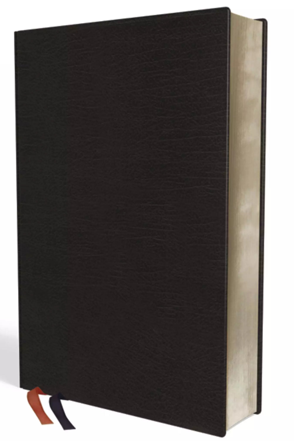NIV Thinline, Bible, Black, Bonded Leather, Red Letter, Presentation Page, Gilt Edge, Ribbon Markers