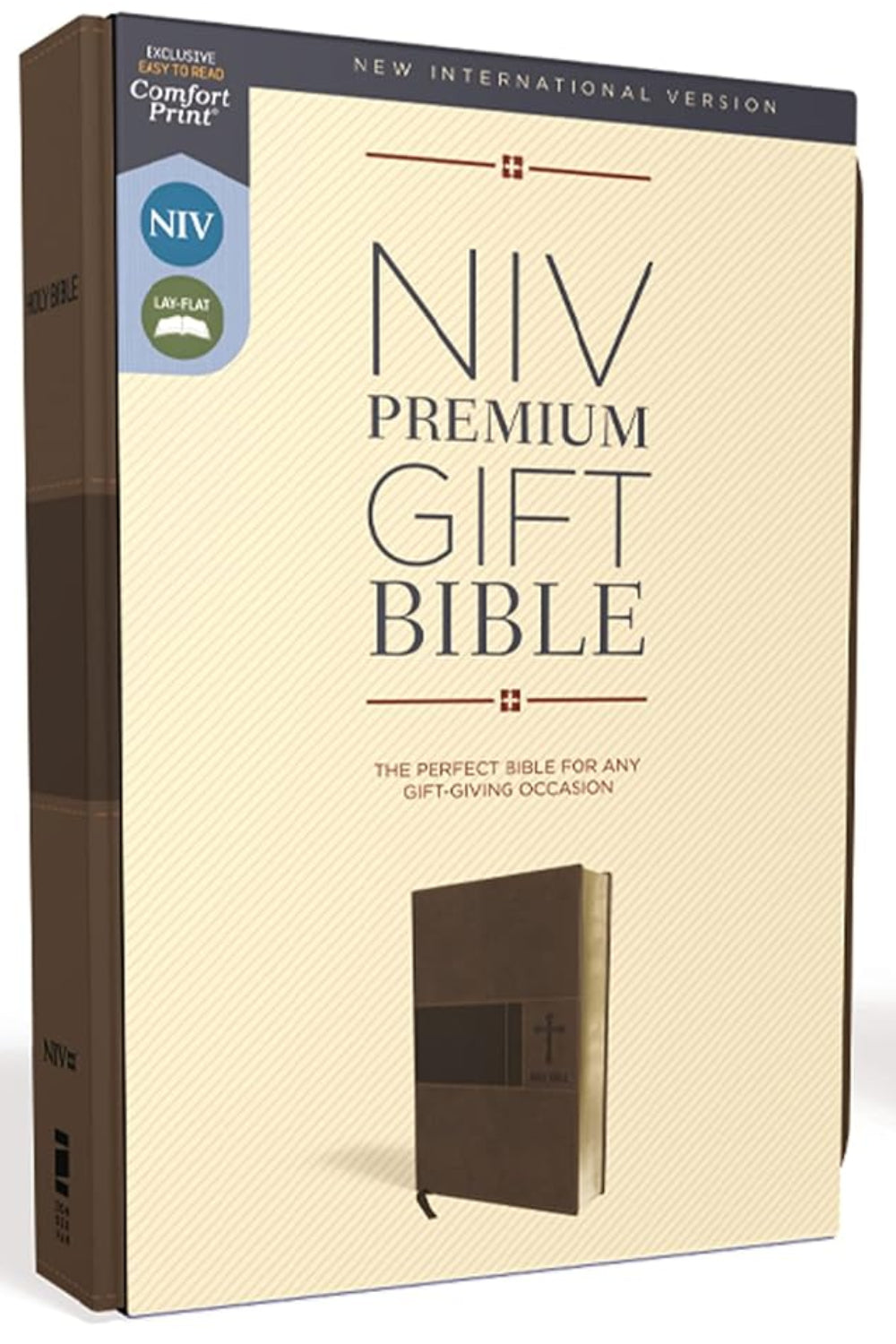 Niv, Premium Gift Bible, Leathersoft, Brown, Red Letter Edition, Comfort Print: New International Version, Premium Gift, Brown, Leathersoft, Red Letter Edition