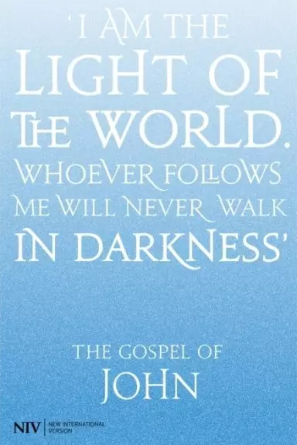 NIV Gospel of John Paperback