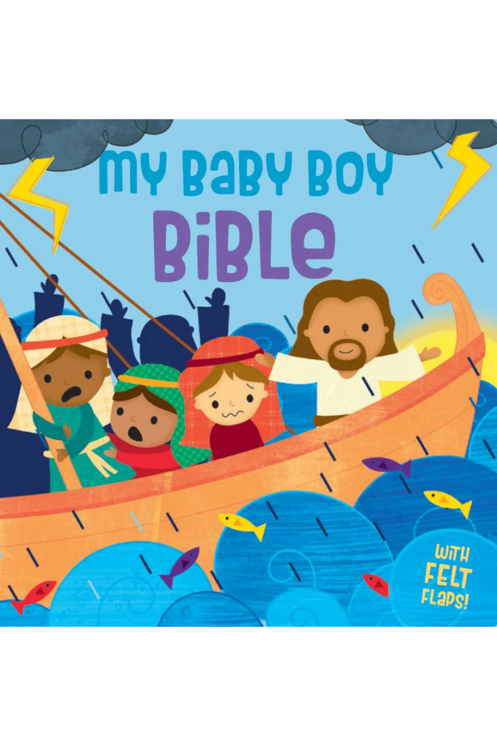 My Baby Boy Bible With Felt Flaps Hardback