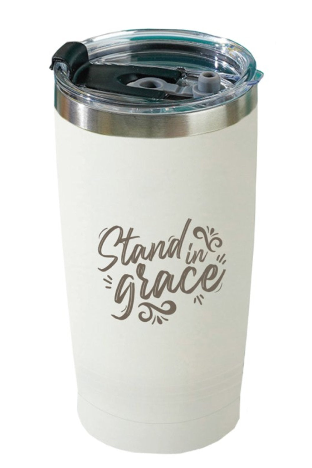 Mug Tumbler 600ml Stand In Grace - Creamy White 115 GEWB5462-OM