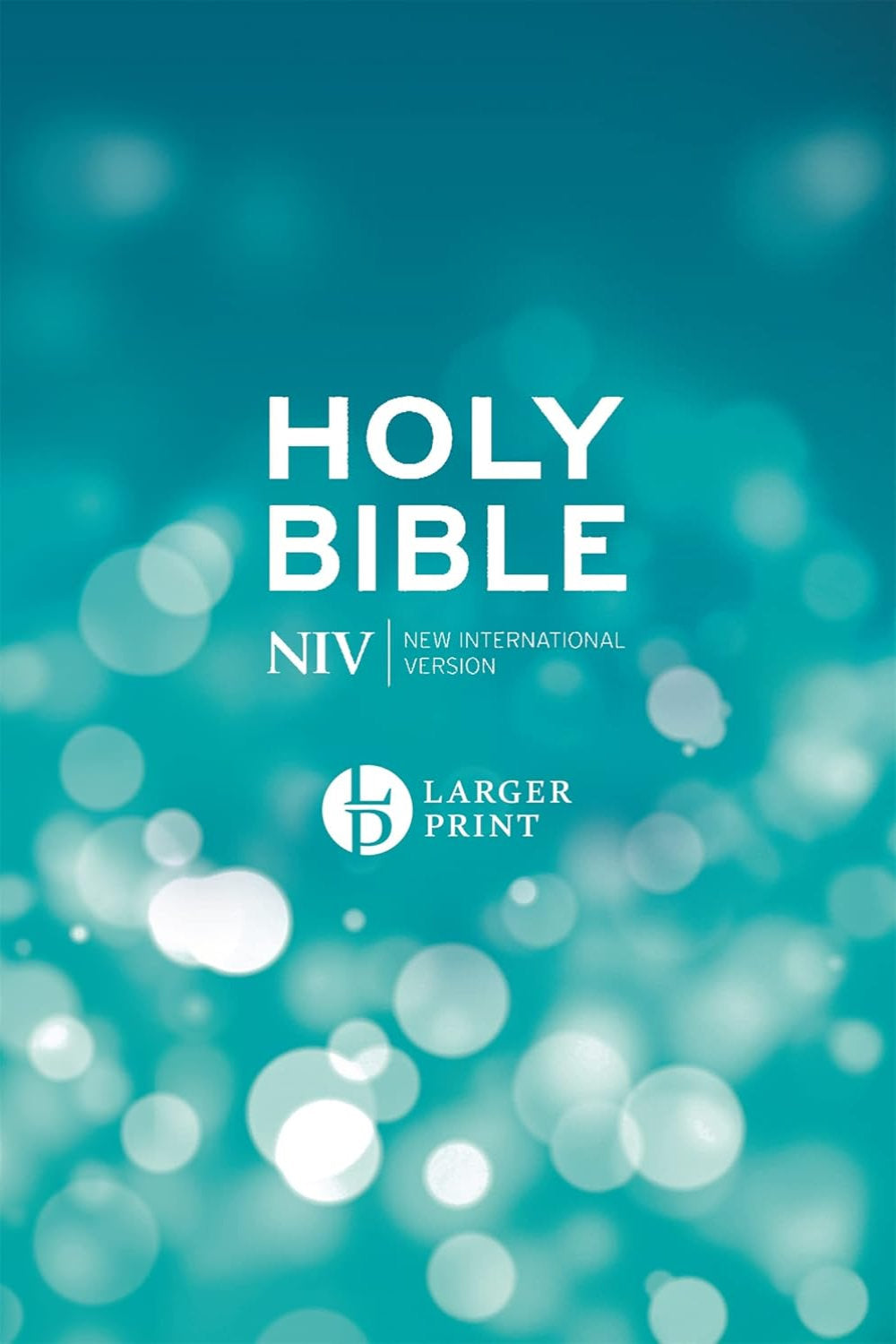Blue NIV Larger Print Bible