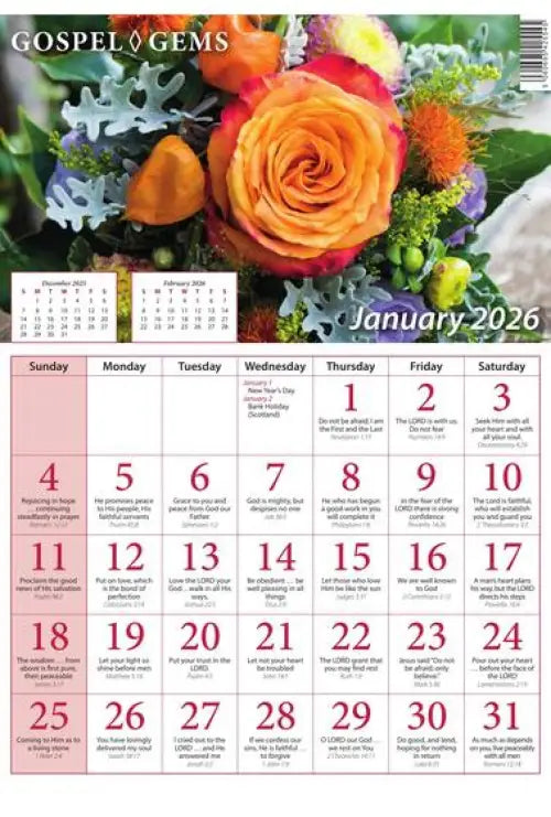 Calendar Gospel Gems 2026 151 854065