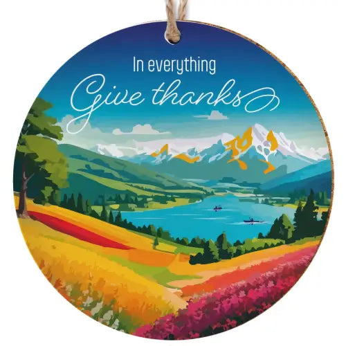 Hanging Ornament Give Thanks 131 - CD72