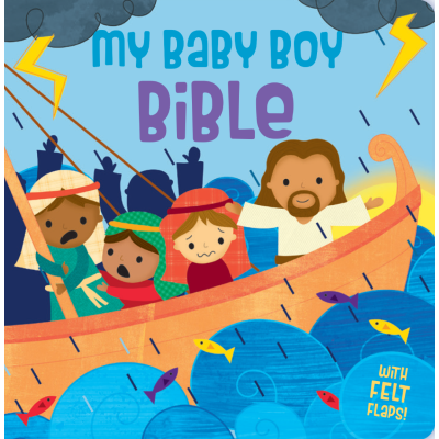 My Baby Boy Bible With Felt Flaps