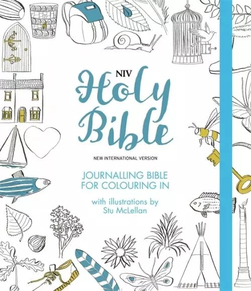 NIV Bible Journaling Bible for Colouring In