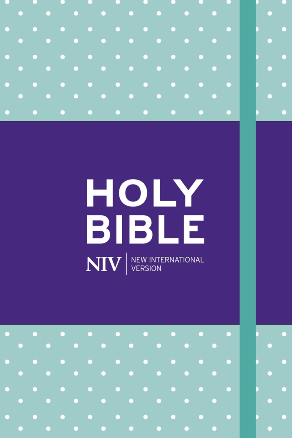 NIV Pocket Mint Polka-Dot Notebook Bible