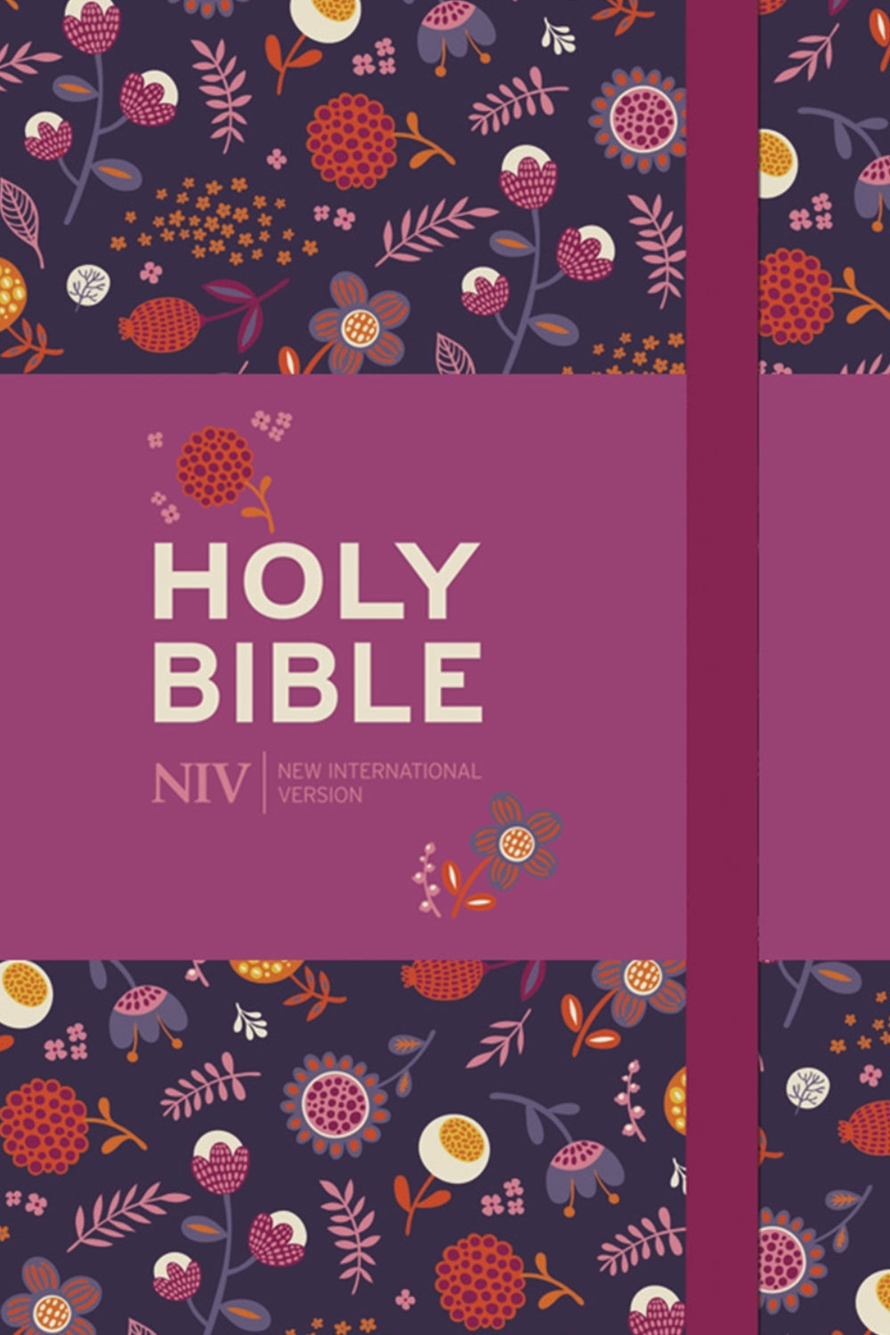 NIV Pocket Floral Notebook Bible
