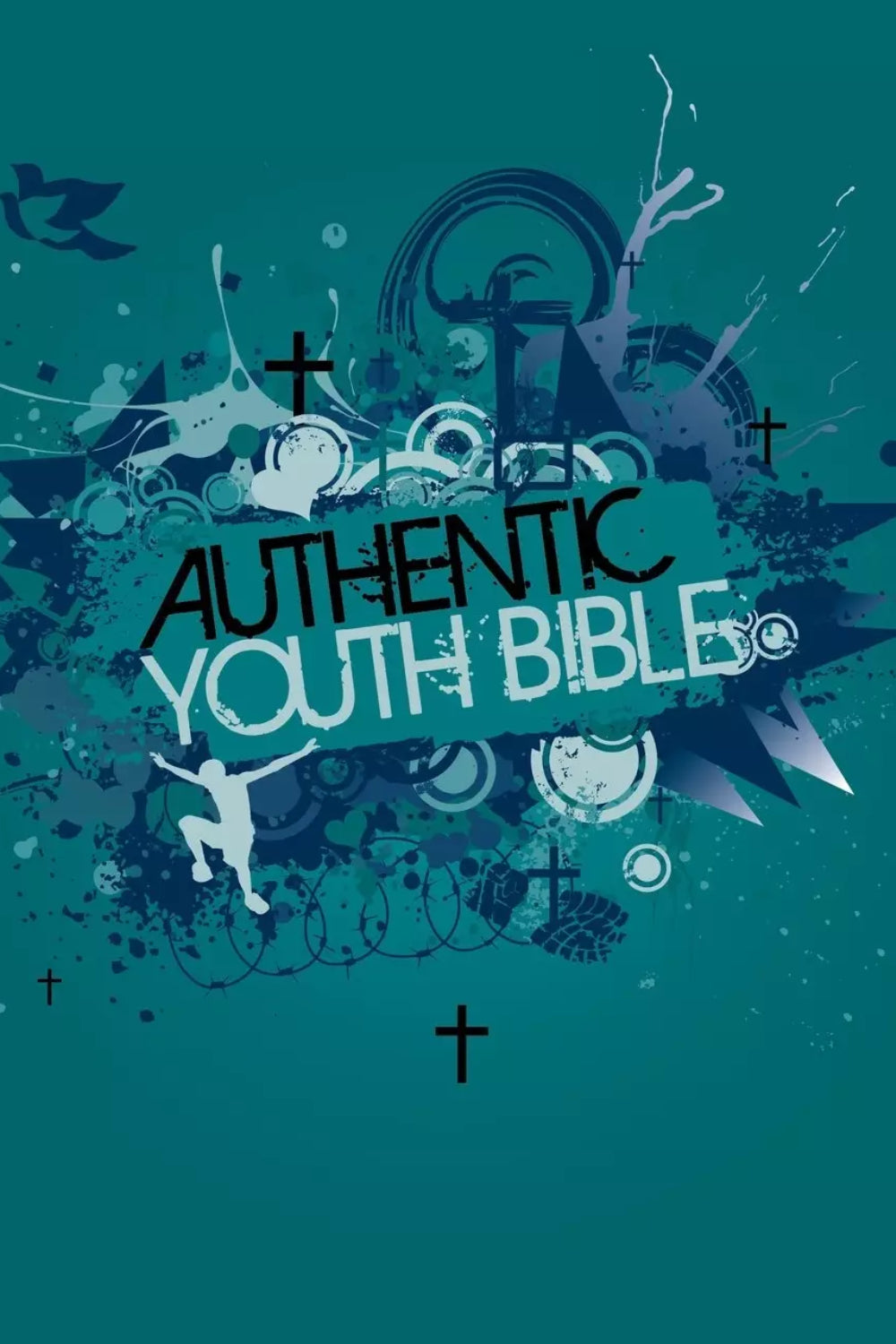 ERV Authentic Youth Bible, Teal, Hardback, Anglicised, Easy to Read Version, Bible Study Material, Presentation Page, Insights, Topic Notes, Colouring pages