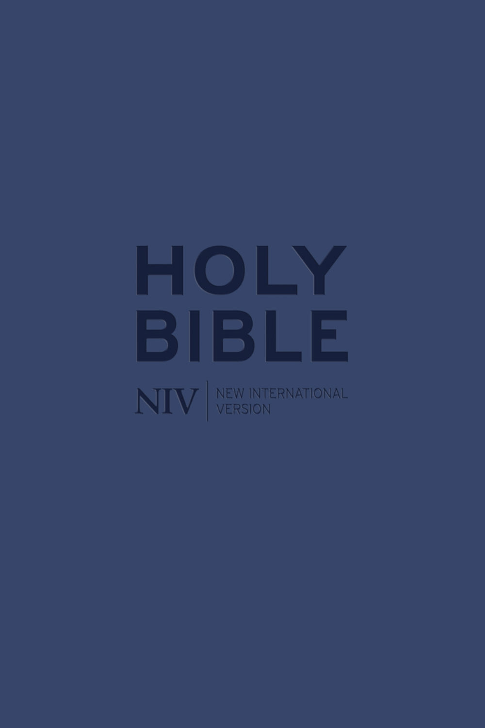 NIV Tiny Navy Soft-tone Bible with Zip
