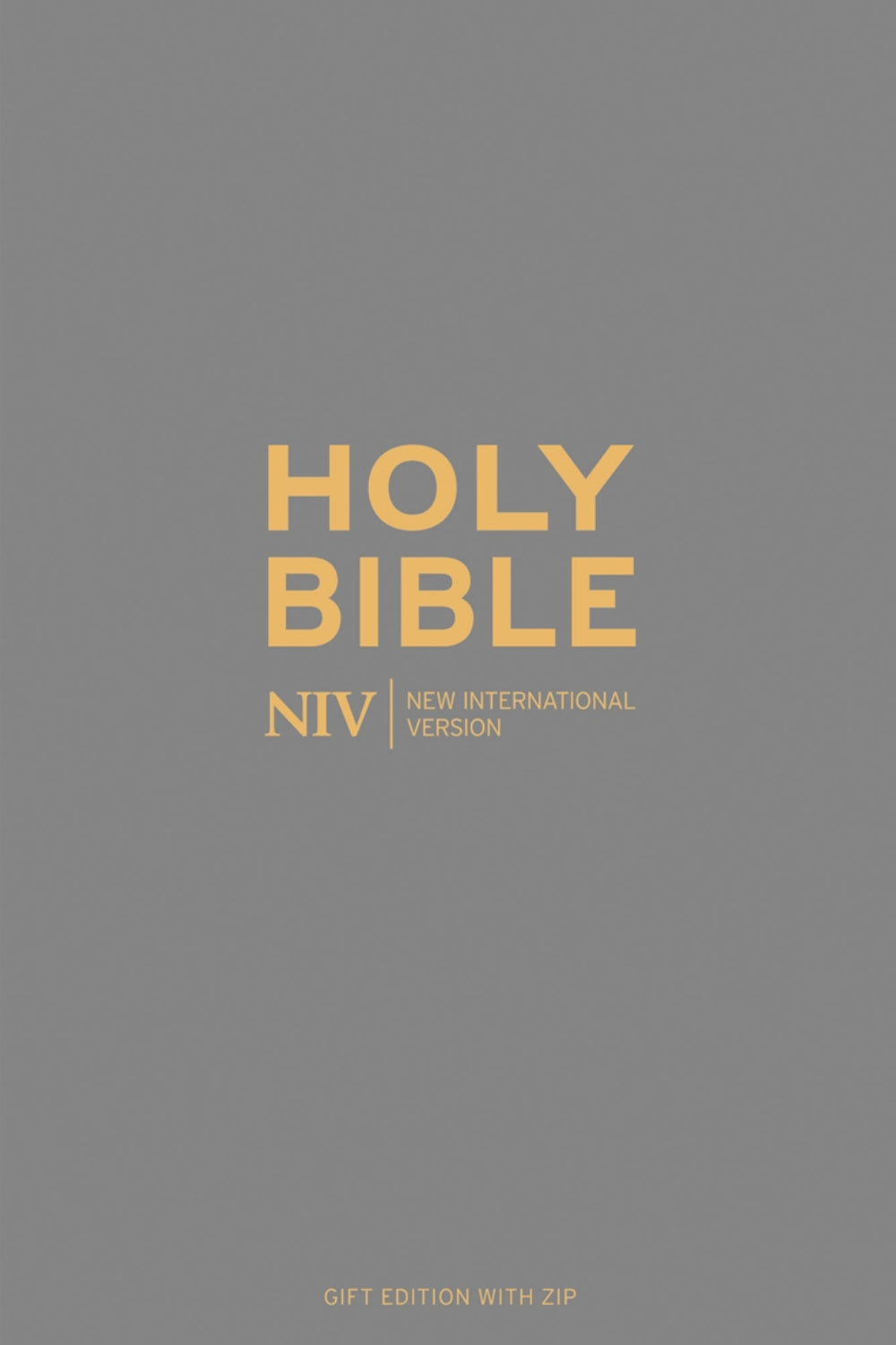 NIV Pocket Charcoal Soft-tone Bible with Zip