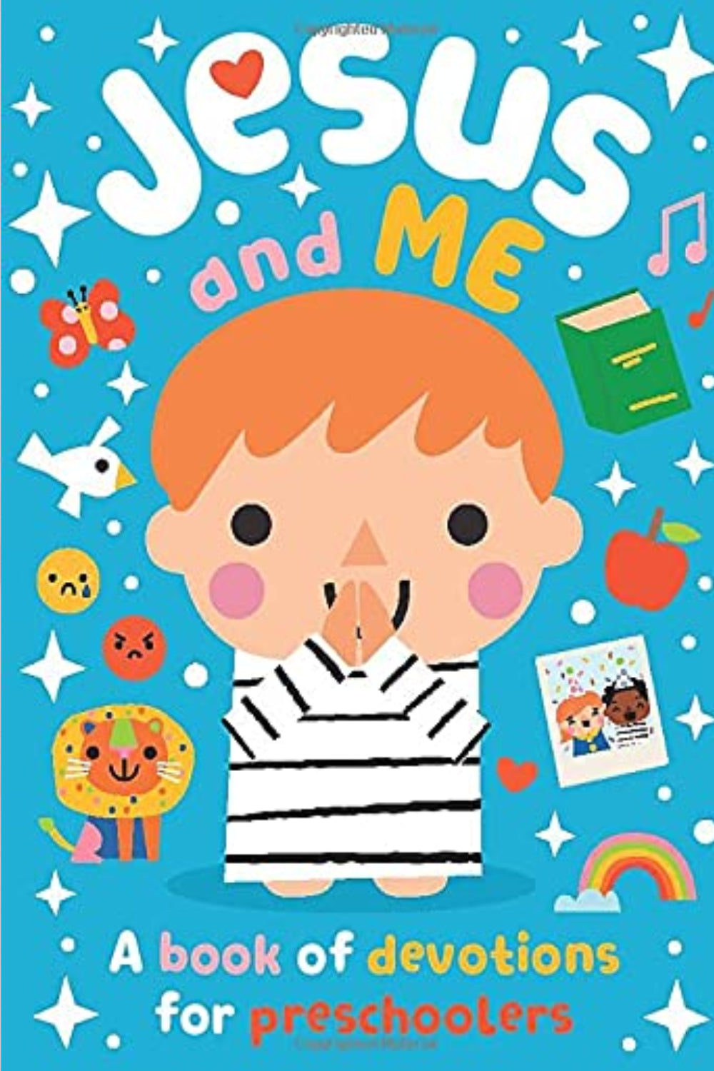 Jesus and Me: A Book of Devotions for Preschoolers (Board Book) - Helps Toddlers Learn How to Pray, Inspirational Gift Idea, Perfect for Sunday School Prizes and More