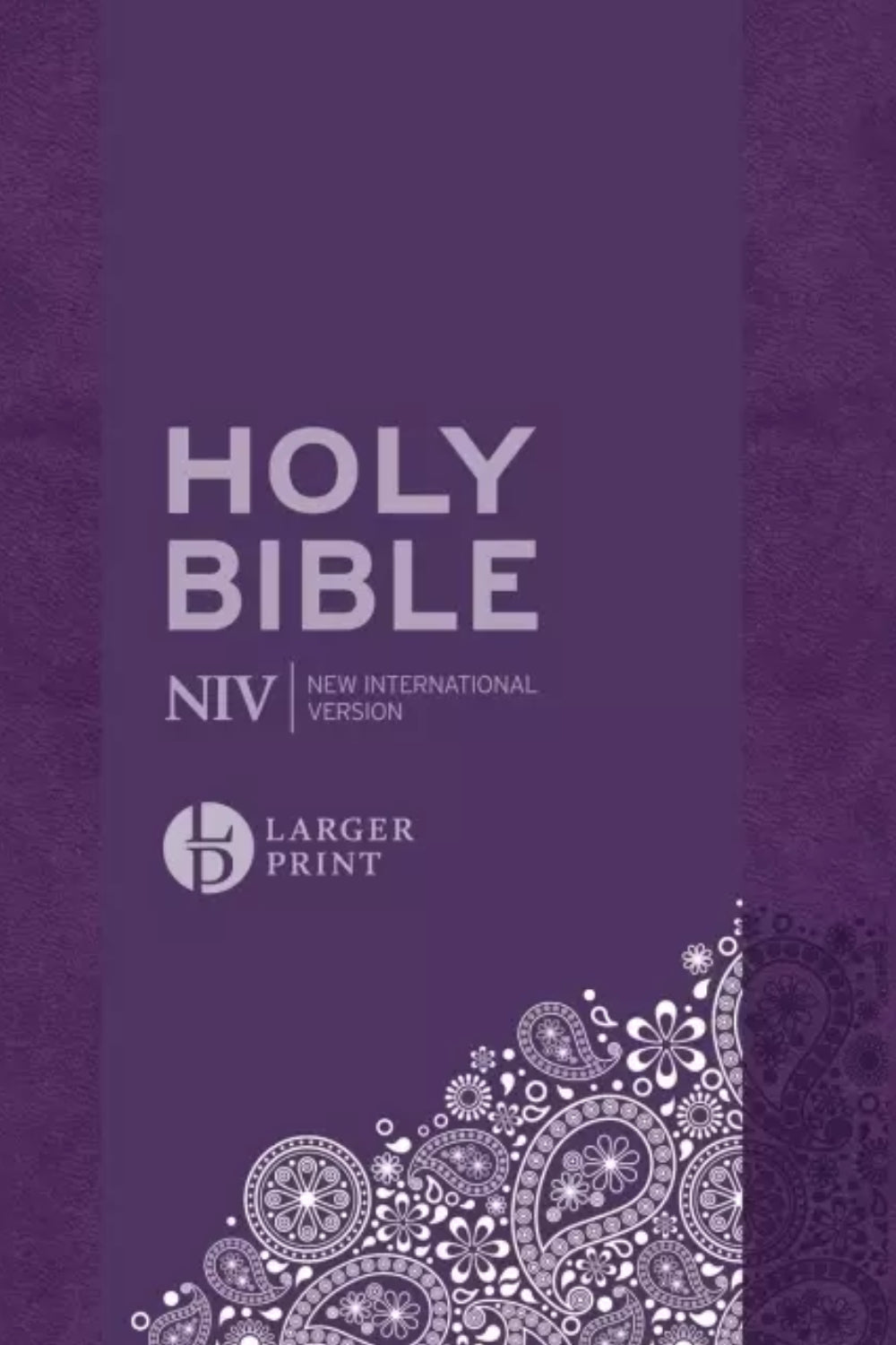 NIV Larger Print Personal Purple Soft-Tone Bible