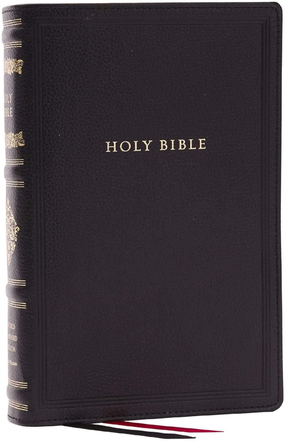 RSV Personal Size Bible with Cross References, Black Leathersoft, (Sovereign Collection)
