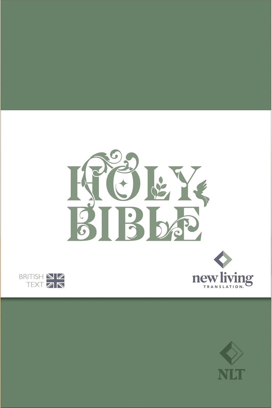 NLT Holy Bible: New Living Translation, British Text Version in Green Soft-tone