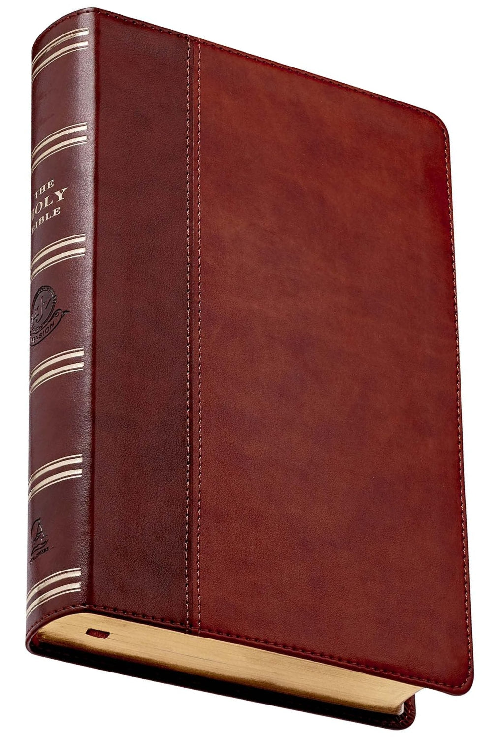 KJV Giant Print Lux-Leather 2-Tone Brown
