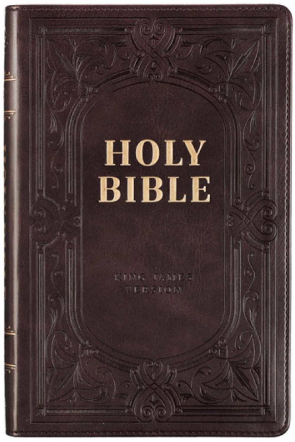 KJV Gift Edition Bible, Dark Brown, Thumb Indexed