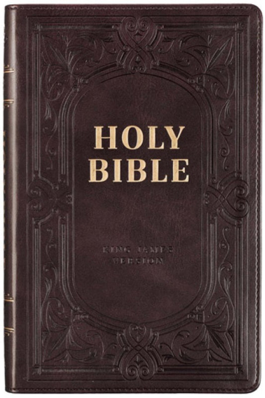 KJV Gift Edition Bible, Dark Brown, Thumb Indexed