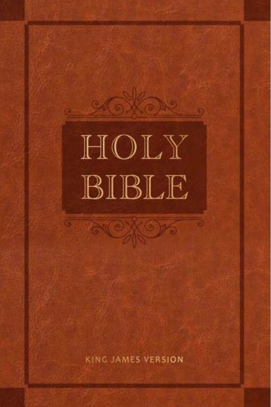 KJV Giant Print Compact Bible With Thumb Index Sienna