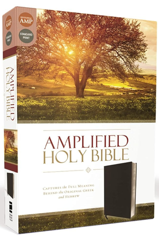 Amplified Holy Bible, Bonded Leather, Black, Thumb Indexed: Captures the Full Meaning Behind the Original Greek and Hebrew