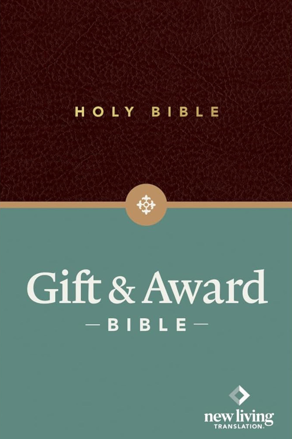 NLT Gift And Award Bible, Burgundy Leather
