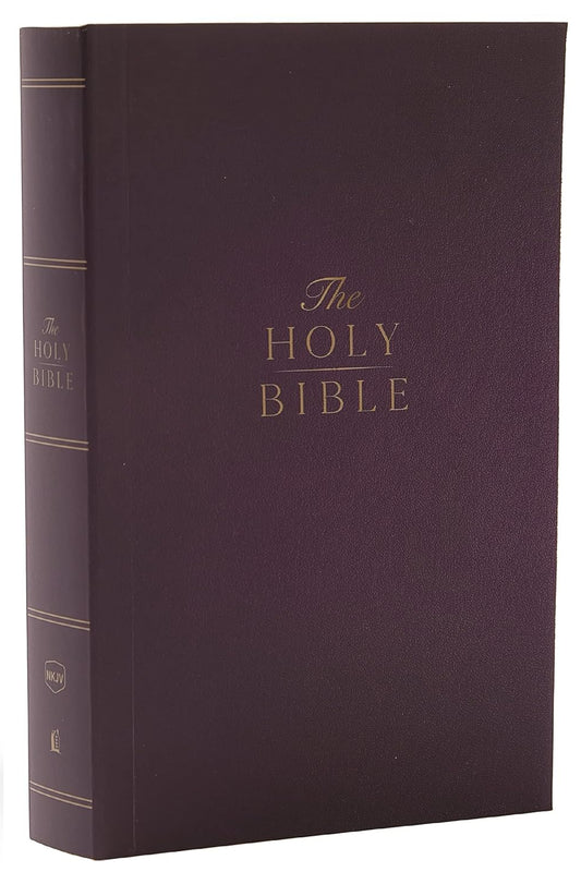 NKJV Compact Paragraph - Style Reference Paperback Purple