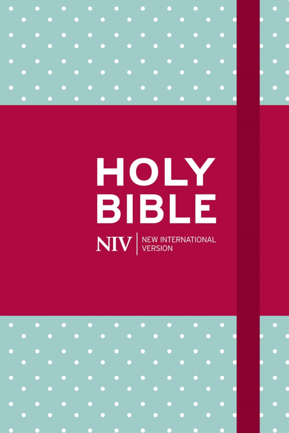 NIV Journalling Mint Polka Dot Cloth Bible