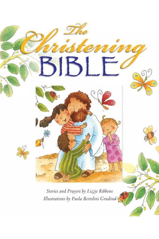 Christening Bible - White