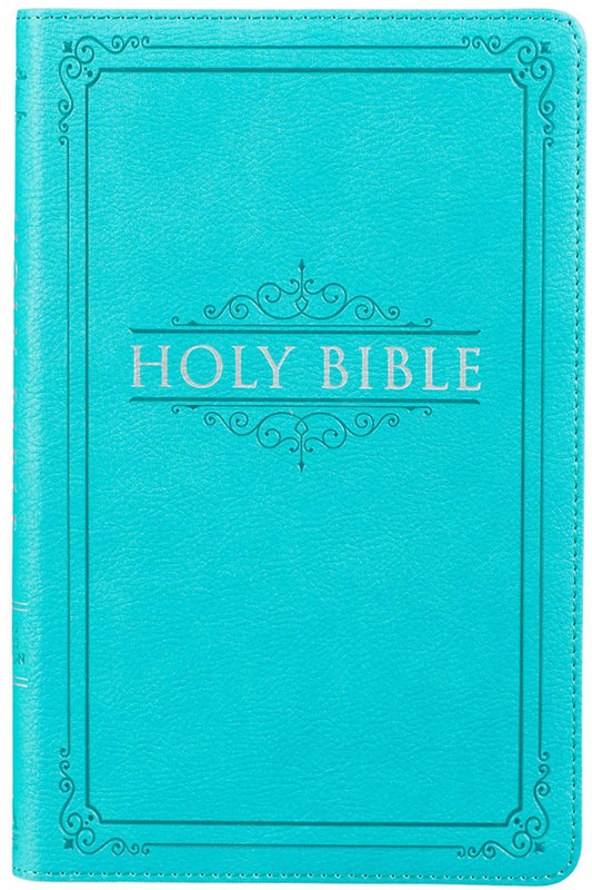 KJV Budget Gift & Award Lux-Leather Turquoise
