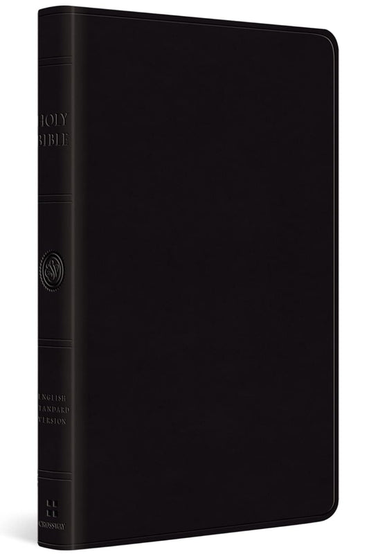 ESV Large Print Value Thinline Bible TruTone Black