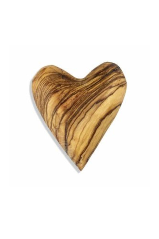 Olivewood Holding Heart  with Prayer Card  143  OWSH4X4
