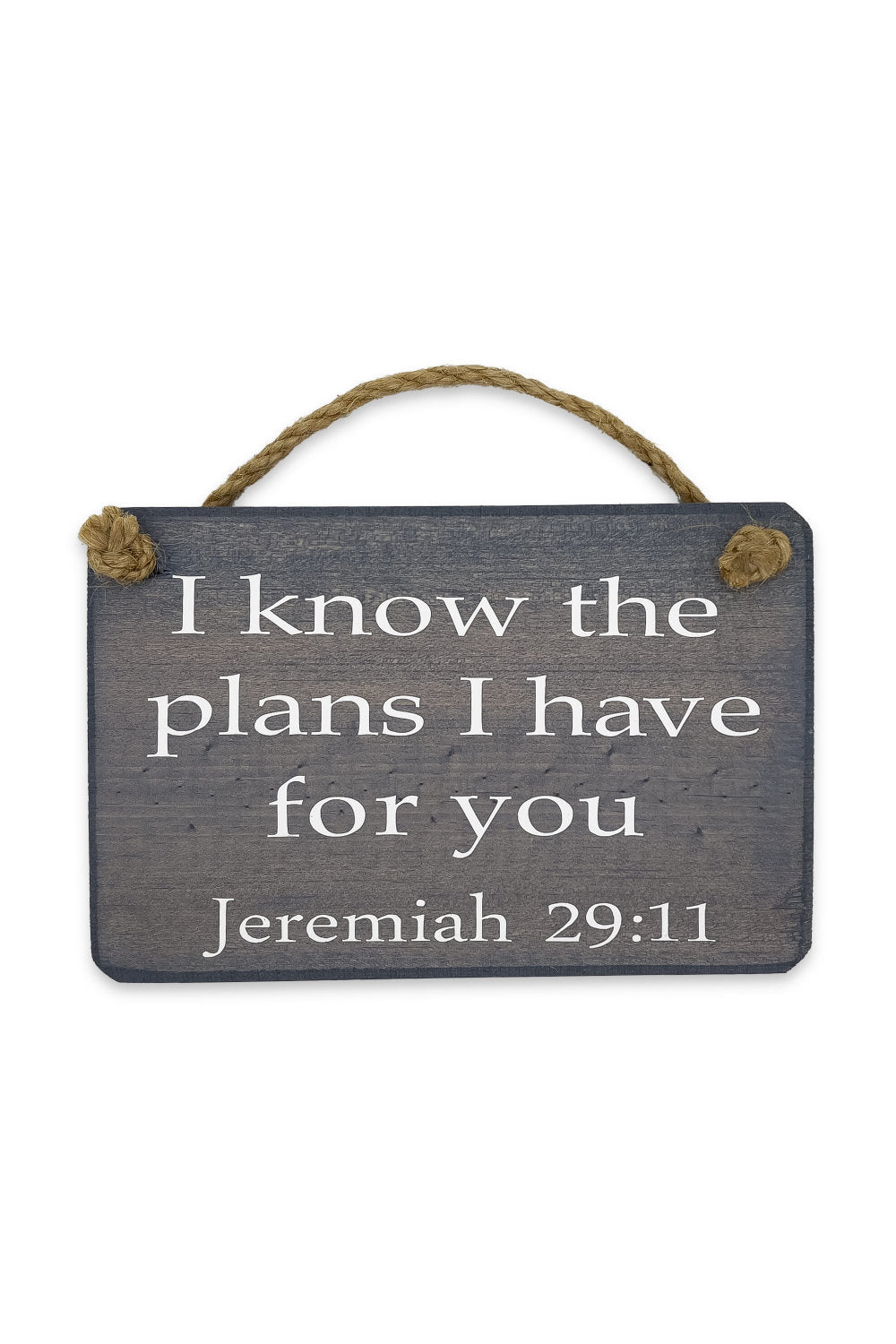 Wooden Plaque - I know..  143  GG010