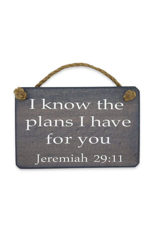 Wooden Plaque - I know..  143  GG010