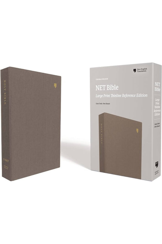 NET Bible, Thinline Reference, Grey, Comfort Print