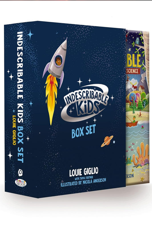 Indescribable Kids Box Set with Poster (Indescribable, How Great Is Our God, The Wonder of Creation): Includes 3 Devotionals About God and Science!