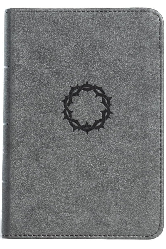 CSB Large Print Compact Stone Leather Touch
