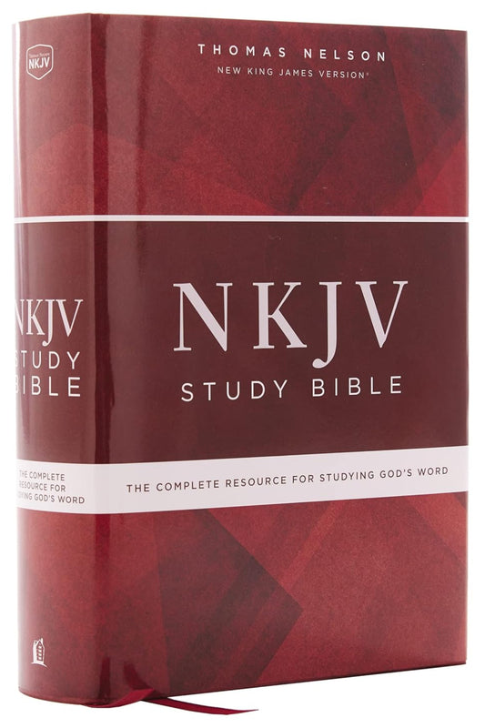 NKJV Study Bible, Hardcover, Comfort Print: The Complete Resource for Studying God’s Word