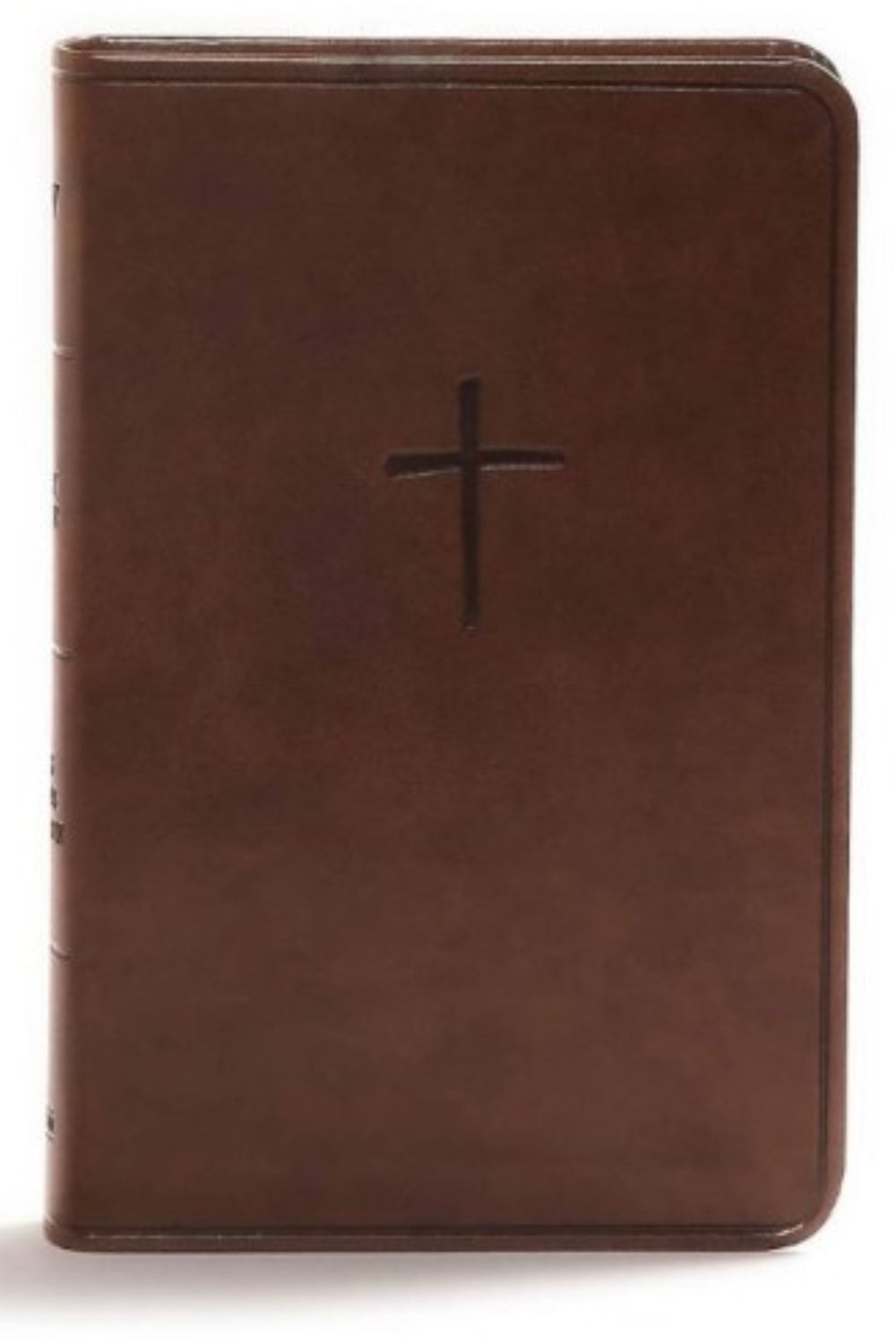 CSB Compact Bible, Brown LeatherTouch, Value Edition
