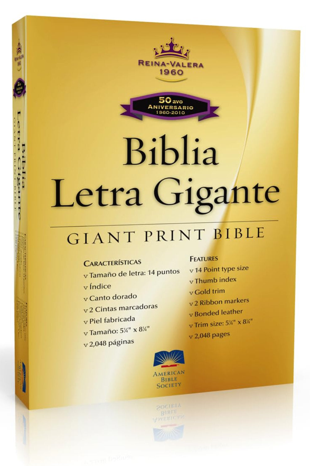 Spanish Bible Giant Print Black Bonded Leather With Thumb Index