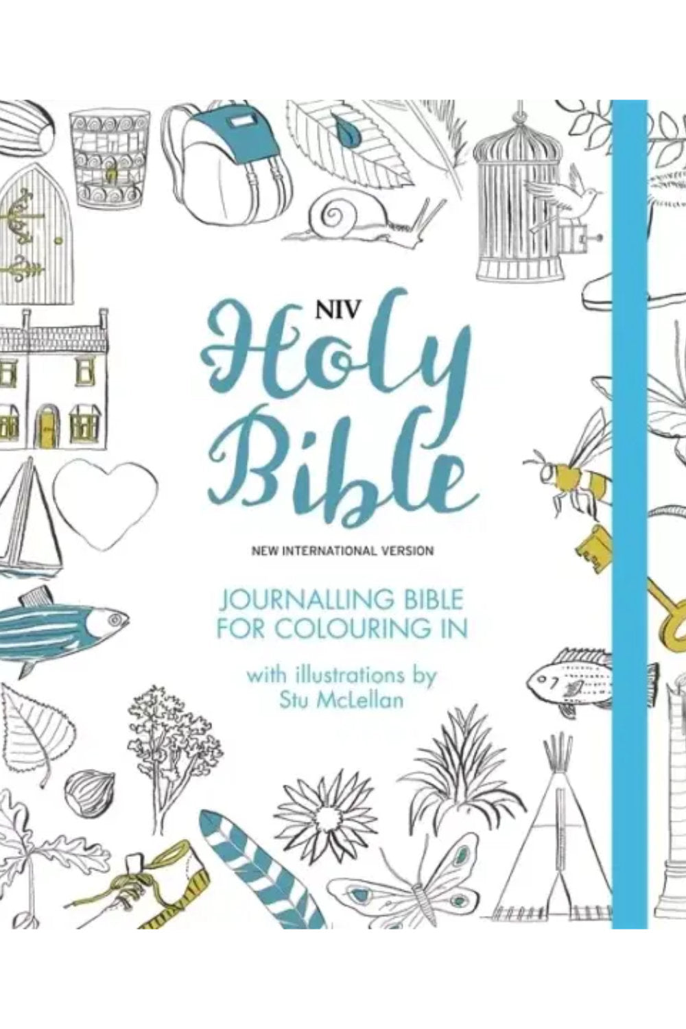 NIV Bible Journaling Bible for Colouring In Hardback
