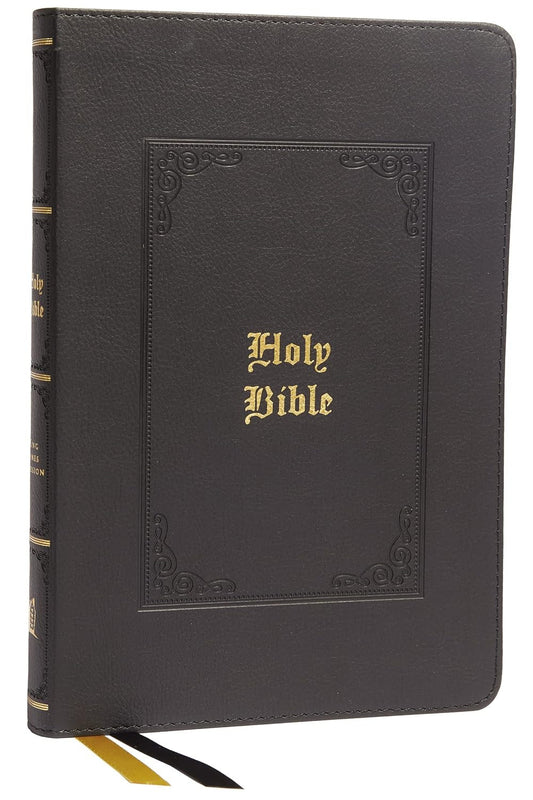 KJV Large Print Thinline Bible Black