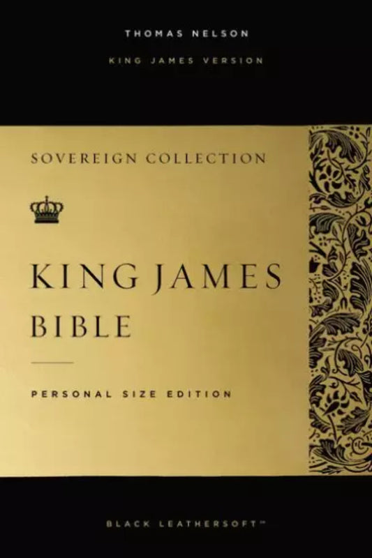 KJV Sovereign Collection Black Leathersoft