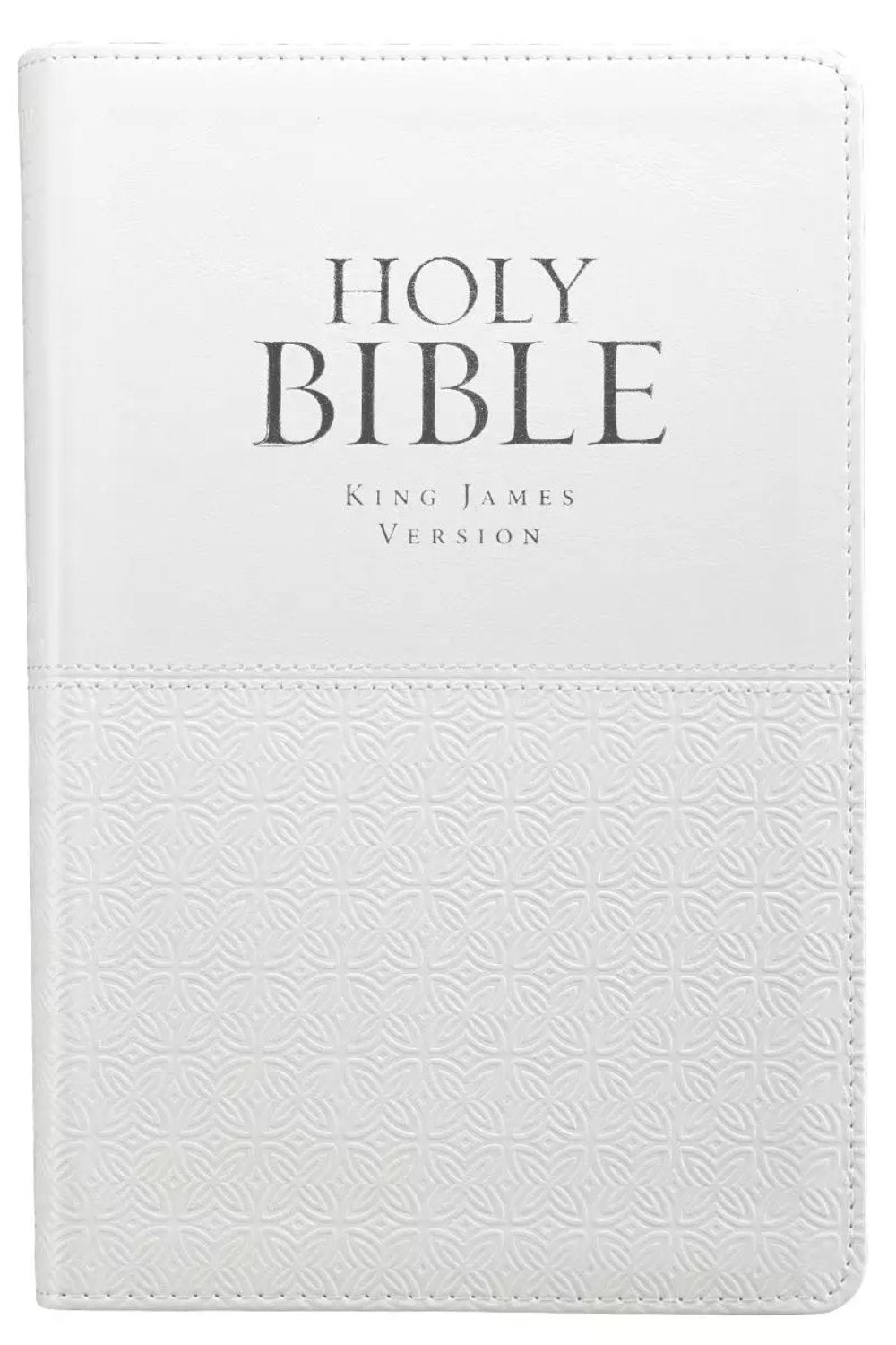KJV Gift White with Thumb Index Faux Leather