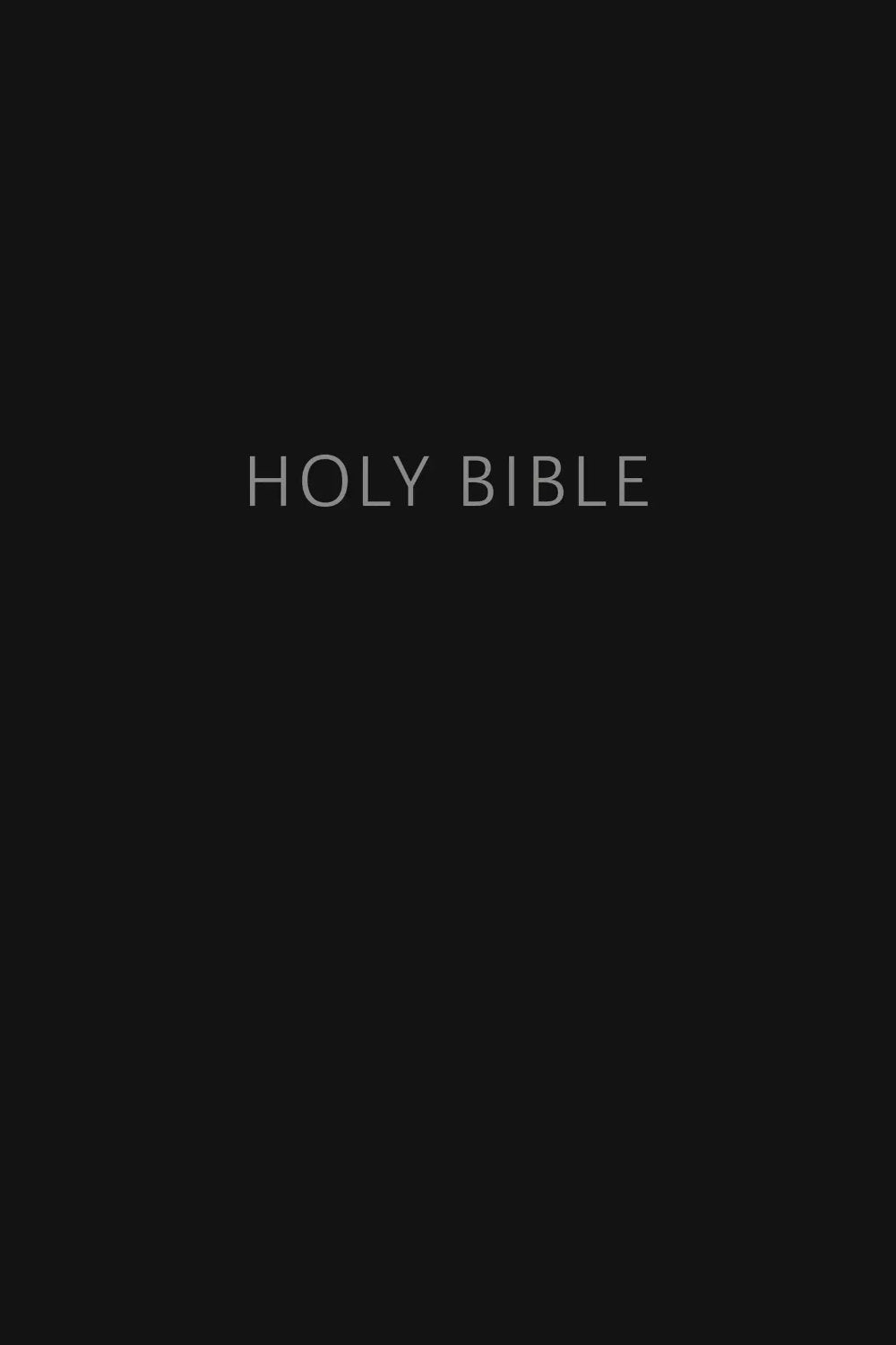 NKJV Pew  Large Print Black H/bk