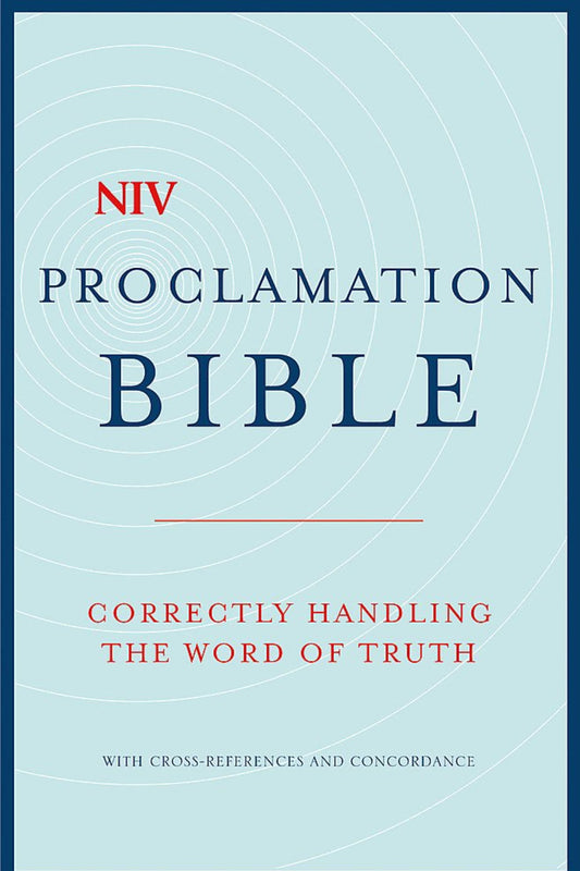 NIV Proclamation Bible Hardback